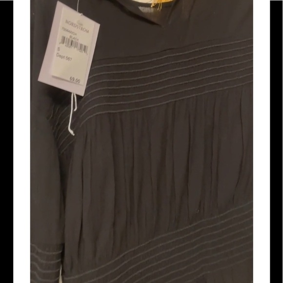 New - RUCHED RUFFLED BLOUSE - Picture 6 of 6